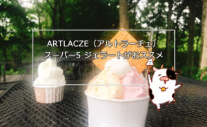 【北広島スイーツ】ARTLACZE（アルトラーチェ）スーパー5 ジェラート