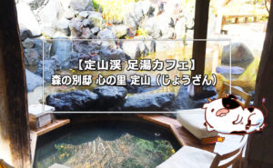 【定山渓 足湯カフェ】森の別邸 心の里 定山(じょうざん)へバスで行く