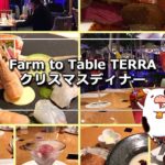 Farm to Table TERRA クリスマスディナーの予約は低予算でも演出最高