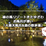 緑の風リゾートきたゆざわ お風呂が凄い「大露天風呂&森の散歩湯」