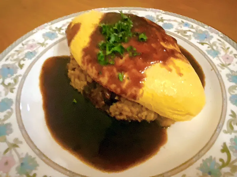「洋食木下」オムライス(自家製デミグラス)